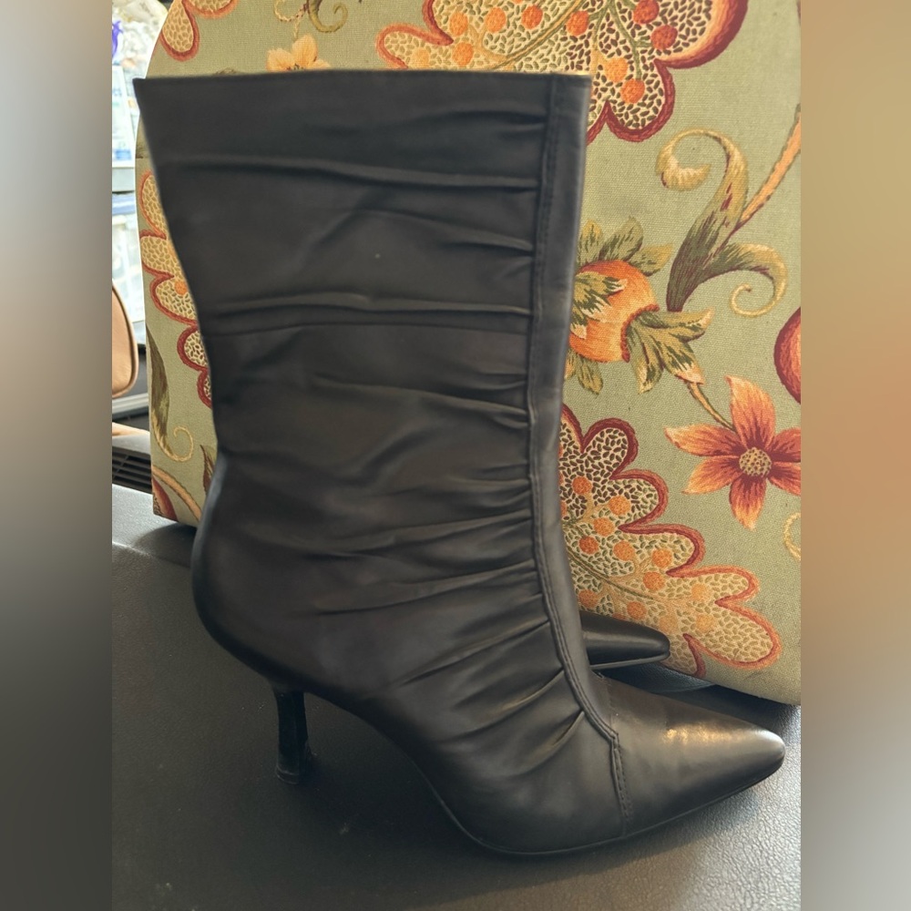 Apostrophe Black Heeled Boots